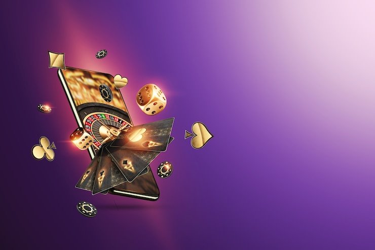 Ilustrasi antusiasme taruhan sepaktakbola dan permainan live casino di ponsel